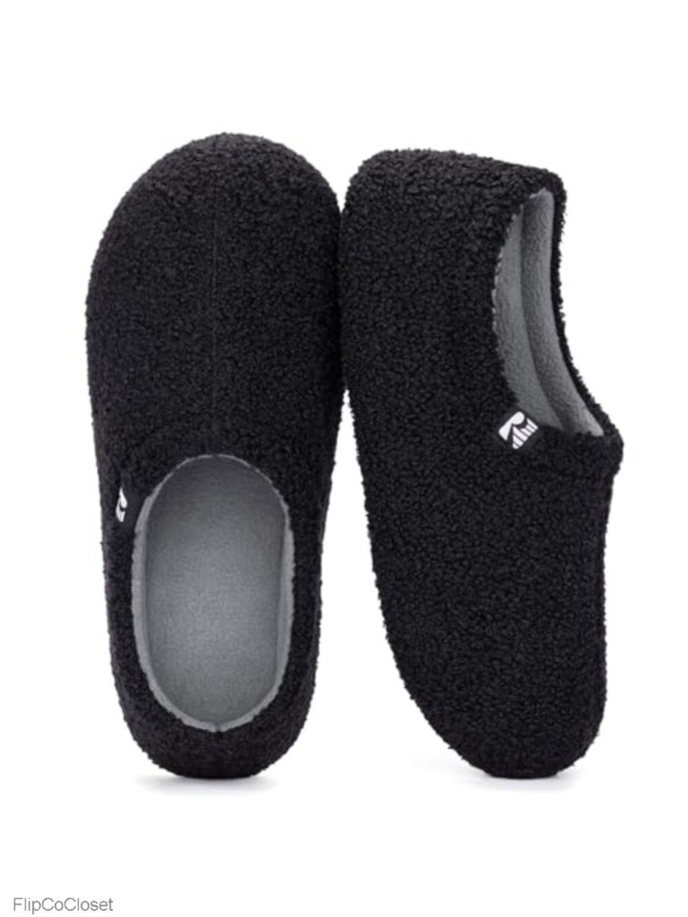 Teddy Fleece Closed Back Memory Foam House Slippers